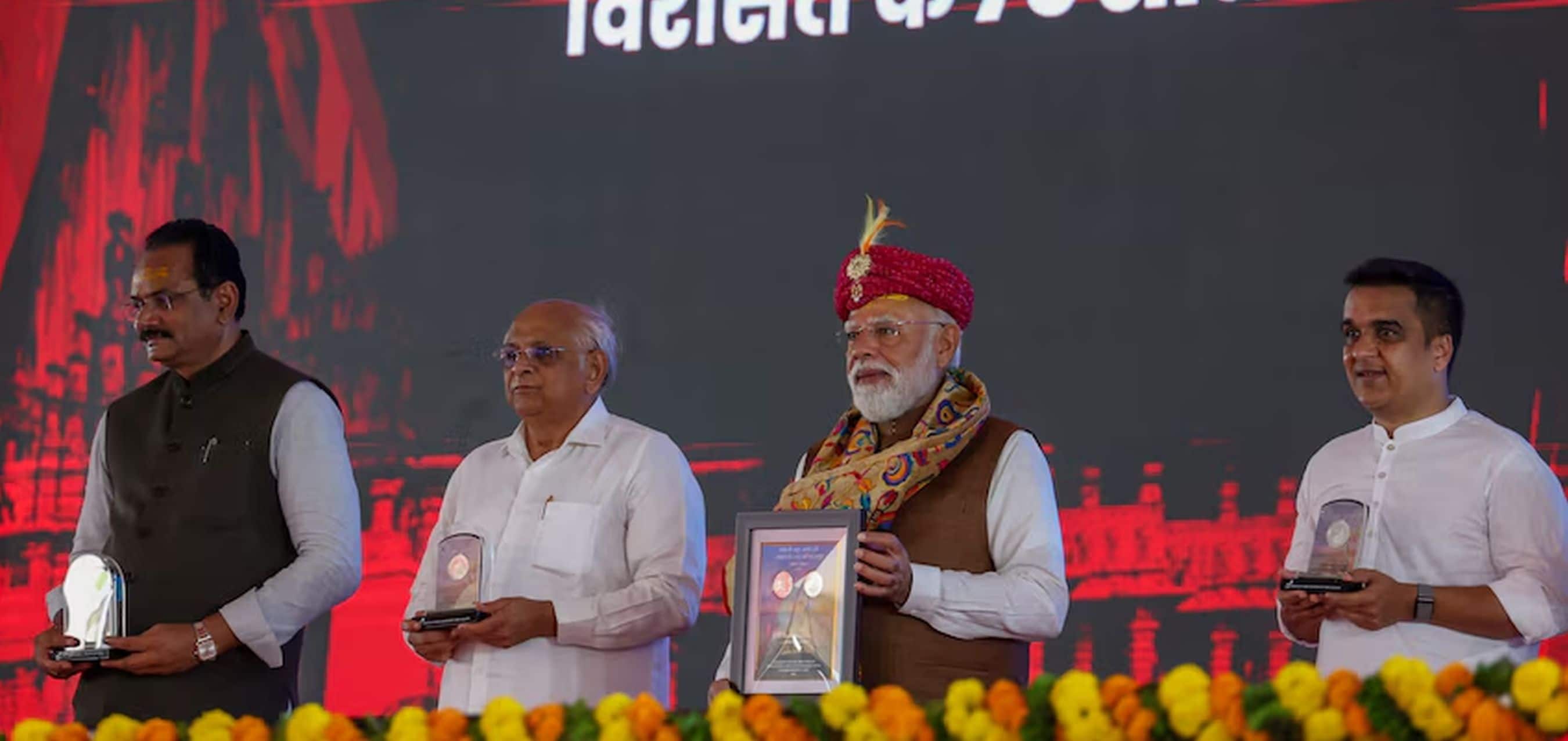 PM Modi participates in Somnath Amrut Mahotsav, marking 75 years since the inauguration of the restored Somnath Temple, Gujarat