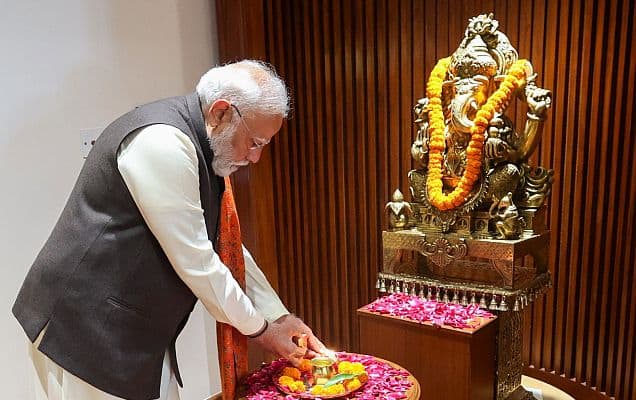 From a carved table gifted by Putin to PM Modi to selection of Chola bronzes, over 100 artefacts find pride of place in new PMO 