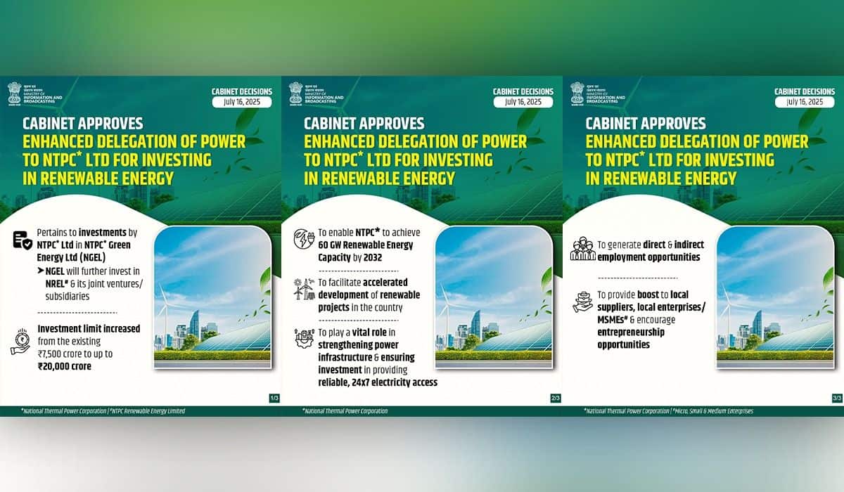 Cabinet approves enhanced delegation of power to NTPC Ltd