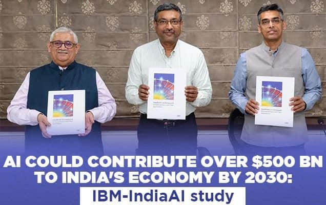 AI could contribute over $500 bn to India's economy by 2030: IBM-IndiaAI study