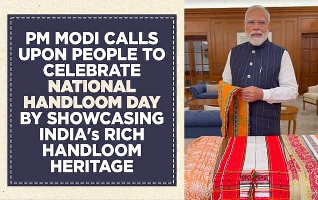 'Make a GRWM video in handloom': PM Narendra Modi urges Indians to celebrate National Handloom Day in new Instagram reel 