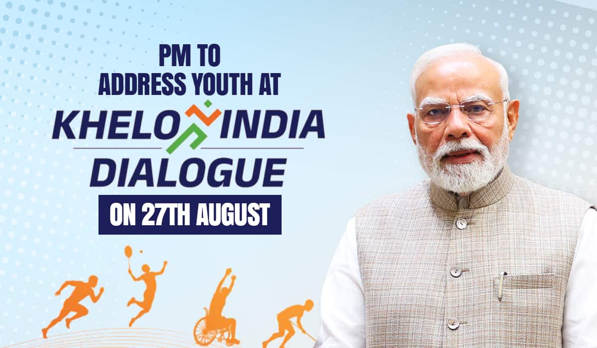 PM to Address Youth at Khelo India Dialogue on 27th August
