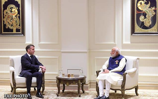 Modi, Macron discuss West Asia, stress navigation freedom in Hormuz 