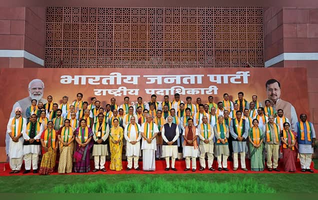 PM Narendra Modi meets BJP’s new office-bearers, urges stronger connect with people 