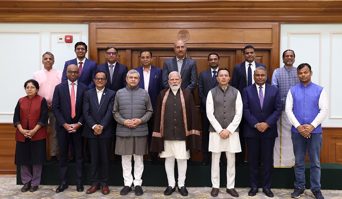 PM Modi interacts with CEOs and Experts working in AI Sector