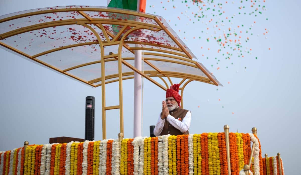 PM Modi addresses the nation from the ramparts of Red Fort on the occasion of 80th Independence Day