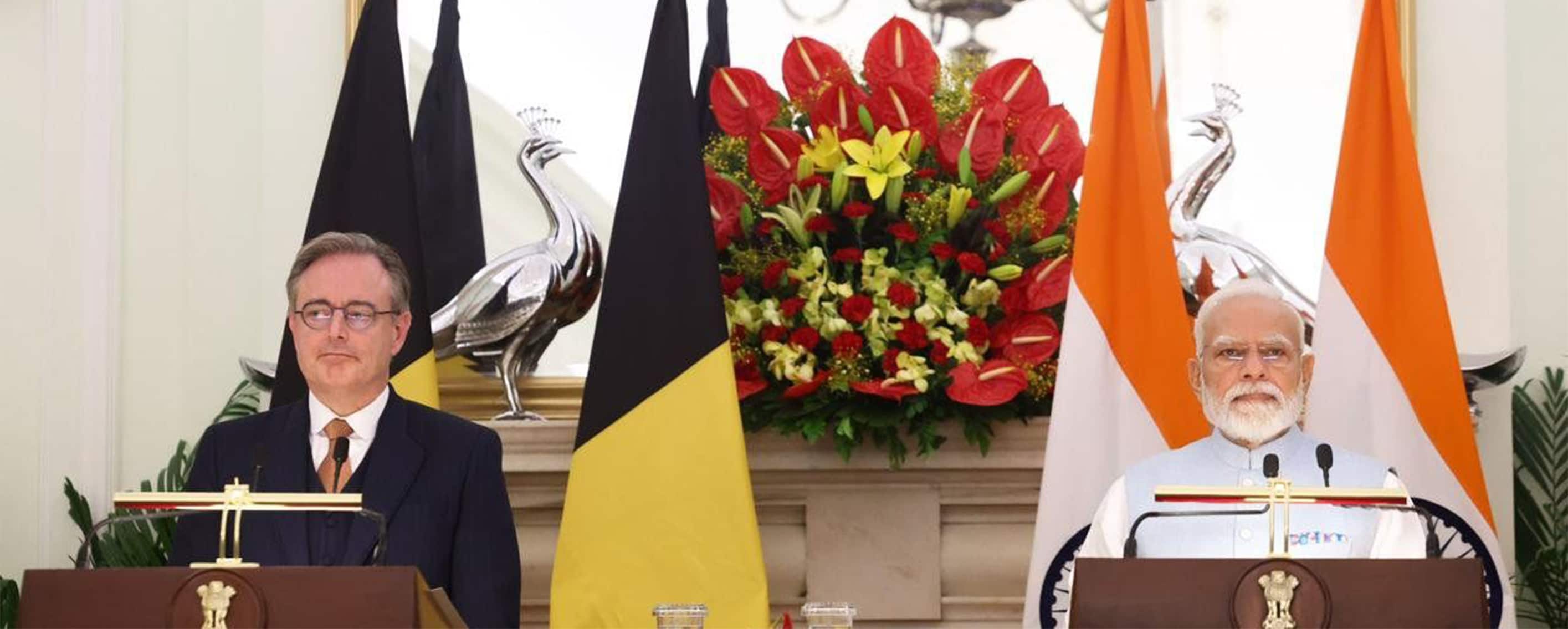The roots of India-Belgium relations run deep in history: PM Modi during joint press meet with PM Bart De Wever