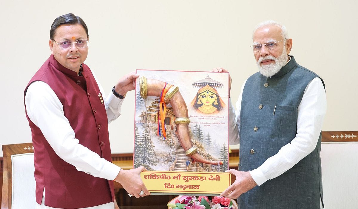 Chief Minister of Uttarakhand meets the Prime Minister