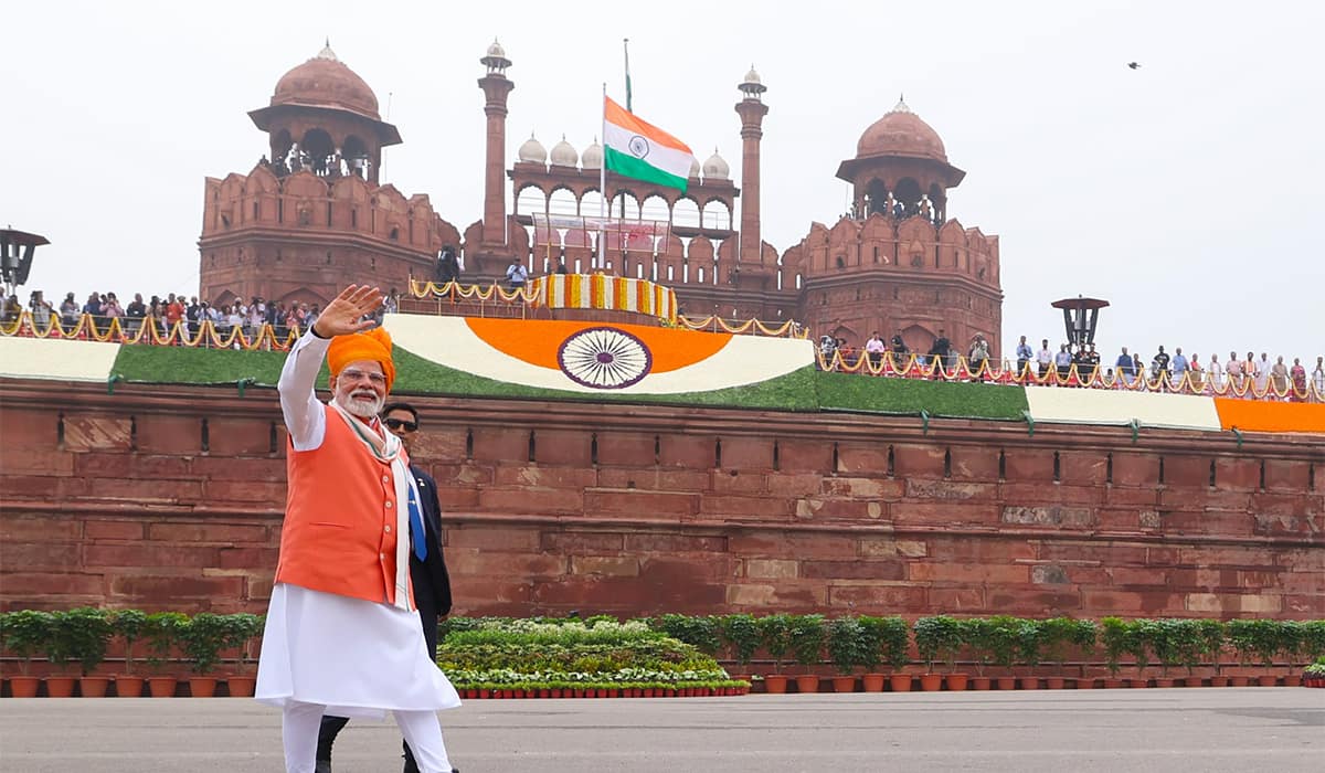 Glimpses from 79th Independence Day at Red Fort in Delhi