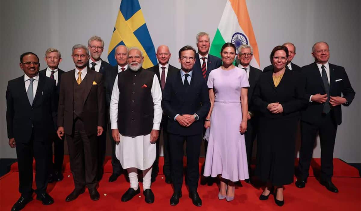 Prime Minister interacts with select Swedish Business leaders