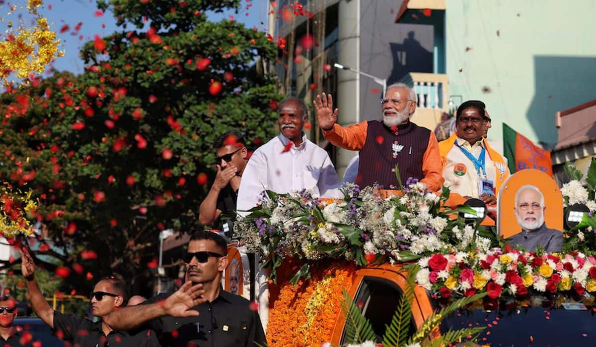 MASSIVE CROWDS, UNMATCHED ENERGY! Puducherry sends a clear message during PM Modi’s roadshow