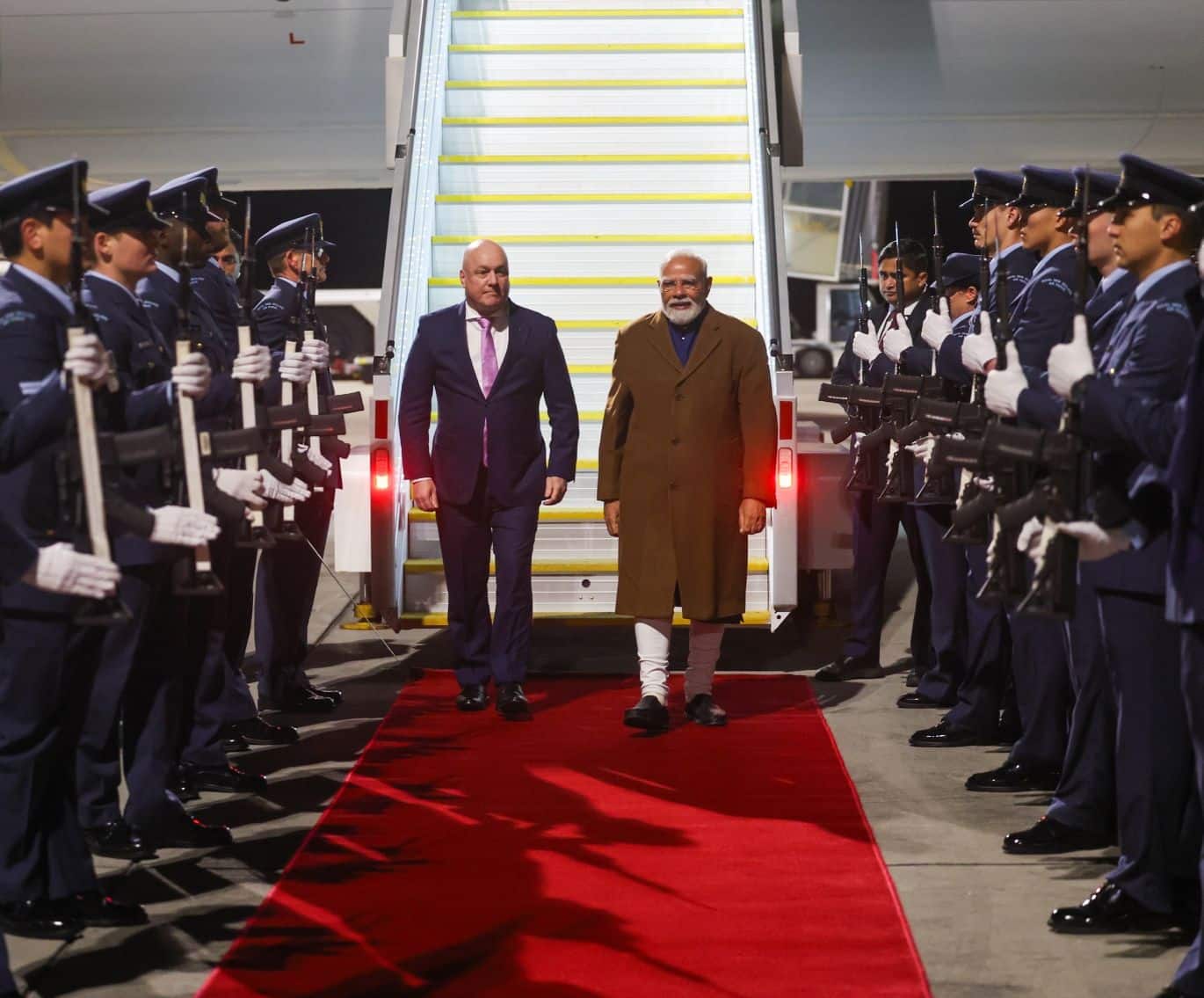 PM Modi arrives in Auckland