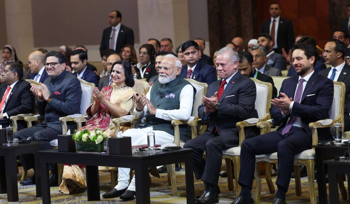 Prime Minister and His Majesty King Abdullah II address the India-Jordan Business Forum