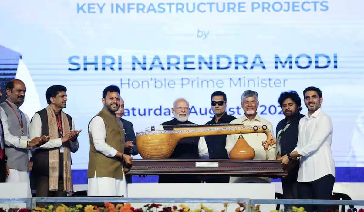 PM Modi launches multiple development projects worth over ₹17,900 crore in Bhogapuram, Andhra Pradesh