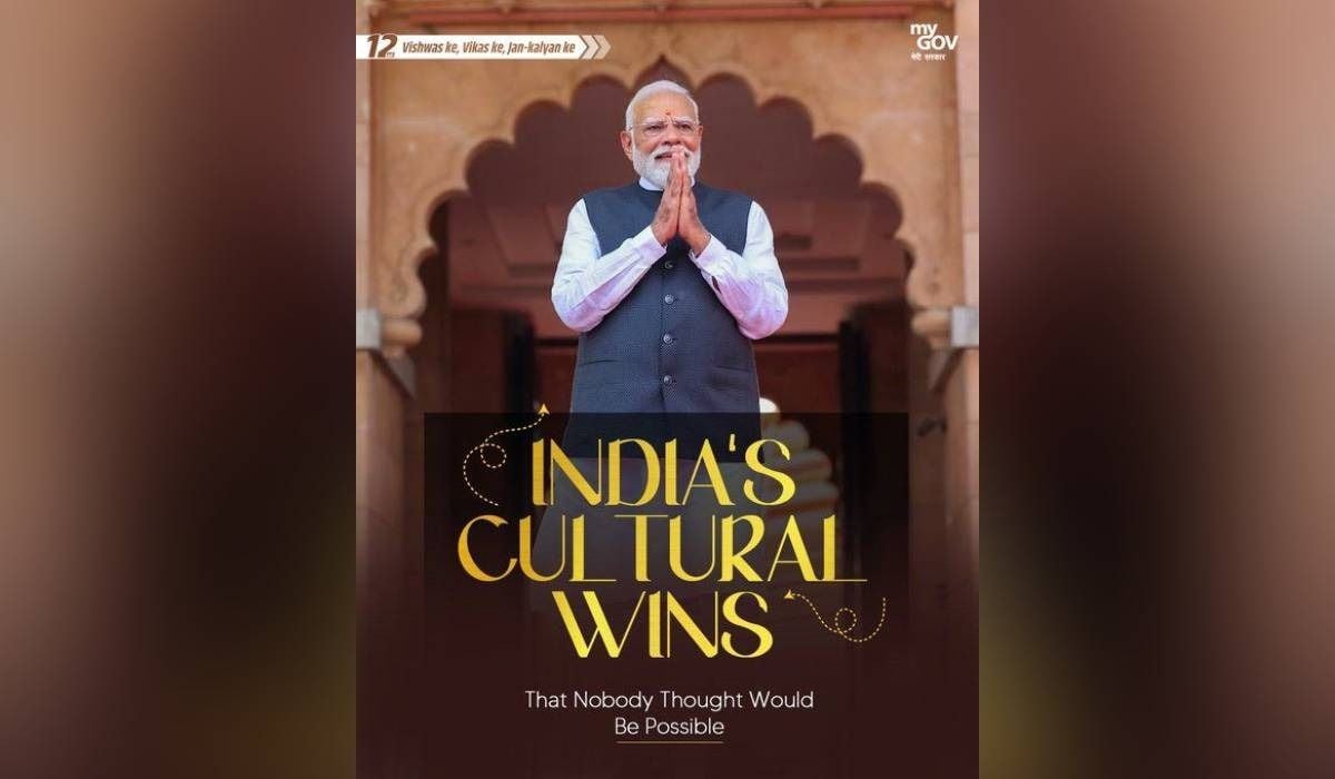 Prime Minister highlights efforts to preserve and promote India’s cultural heritage