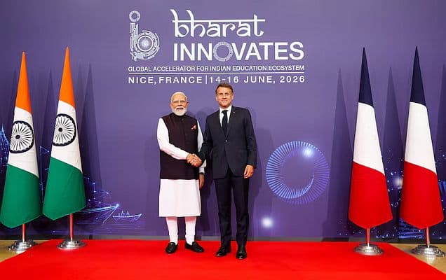India, France target doubling trade to $32 billion in 5 years; boost nuclear and defence ties