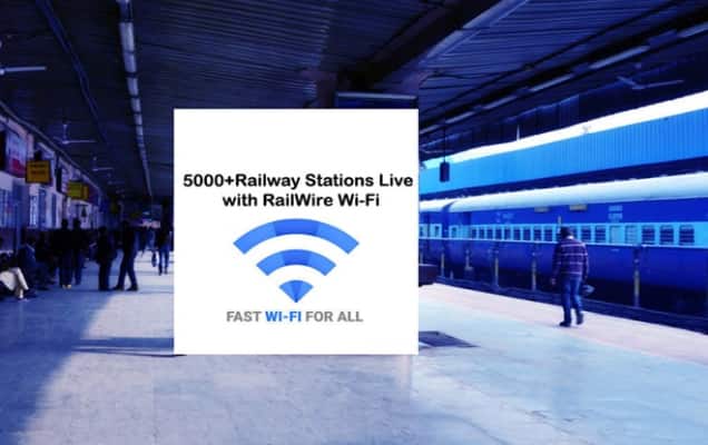Indian Railways achieves major WiFi milestone! Now, avail free high-speed internet at 5500 railway stations