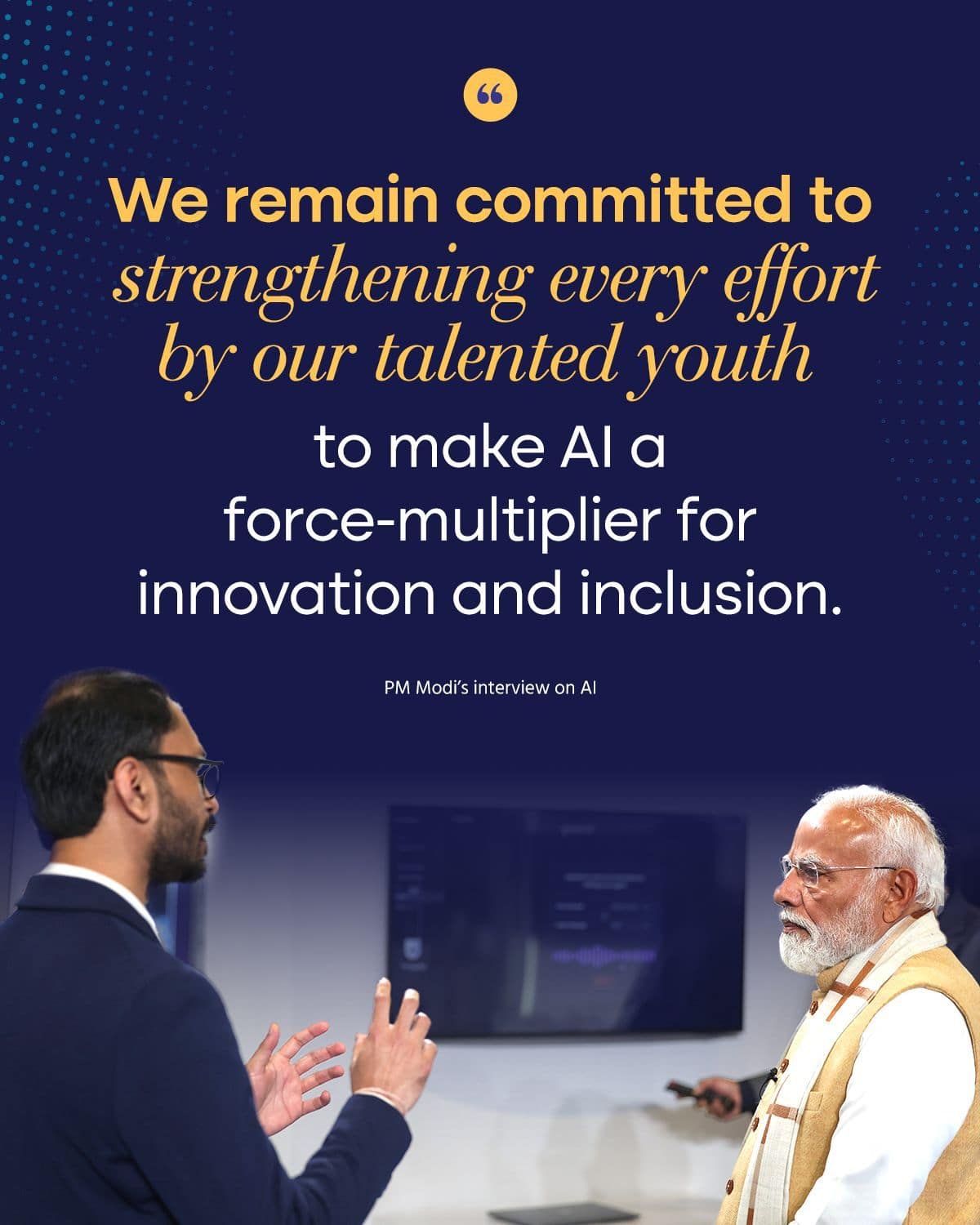 We remain committed to strengthening every effort by our talented youth to make AI a force-&hellip;