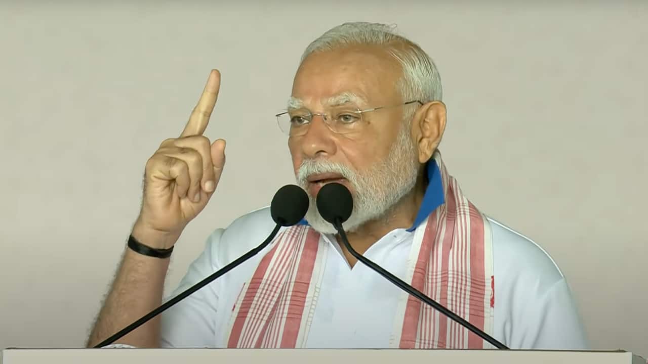 PM Modi addresses the 11th International Day of Yoga celebrations in Visakhapatnam, Andhra Pradesh