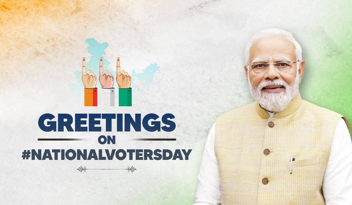 Prime Minister greets citizens on National Voters’ Day