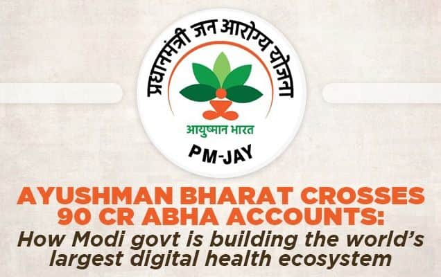 Ayushman Bharat Crosses 90 Cr ABHA Accounts: How Modi govt is building the world’s largest digital health ecosystem