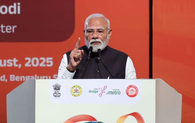In tech city, PM Modi calls for tech self-reliance, says India on course to top 3 economies 