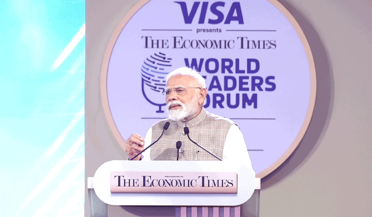 Text of PM's address at the Economic Times World Leaders Forum