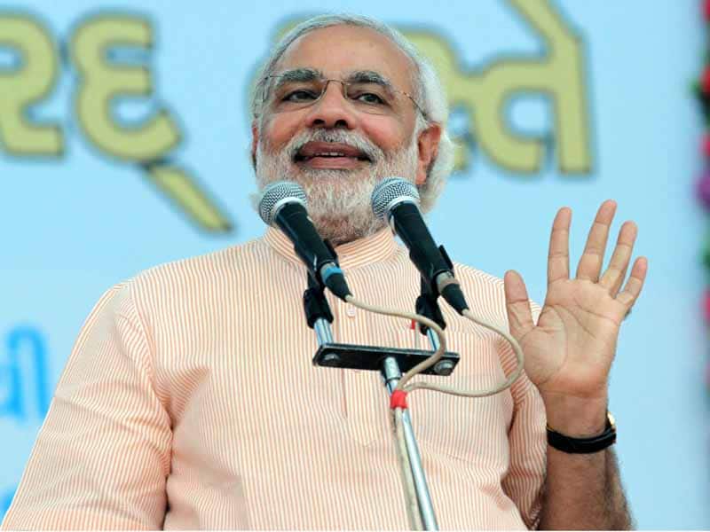 CM dedicates 32 km. Narmada pipeline from Navada to Botad