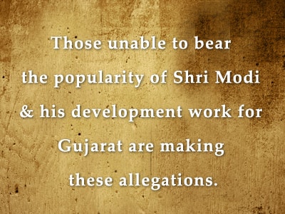 Minister of State Shri Saurabh Patel strongly rejects allegations of Mr. Arvind Kejriwal