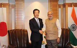 Chief Representative of New Komeito Party, Mr. Natsuo Yamaguchi calls on the PM in Japan