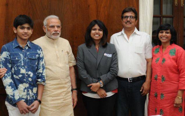 Open-Water Swimmer Bhakti Sharma calls on PM
